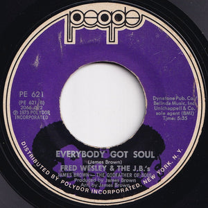 Fred Wesley & The J.B.'s - Doing It To Death / Everybody Got Soul (7 inch Record / Used)