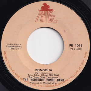 Incredible Bongo Band - Bongo Rock / Bongolia (7 inch Record / Used)