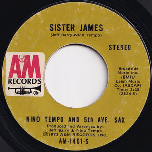 Nino Tempo And 5th Ave. Sax - Sister James / Clair De Lune (In Jazz) (7 inch Record / Used)