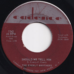 Everly Brothers - This Little Girl Of Mine / Should We Tell Him (7 inch Record / Used)