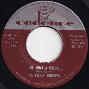 Everly Brothers - ('Til) I Kissed You / Oh, What A Feeling (7 inch Record / Used)