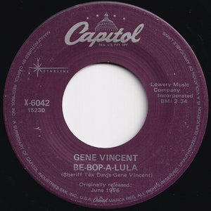 Gene Vincent - Be-Bop-A-Lula / Lotta Lovin' (7 inch Record / Used)