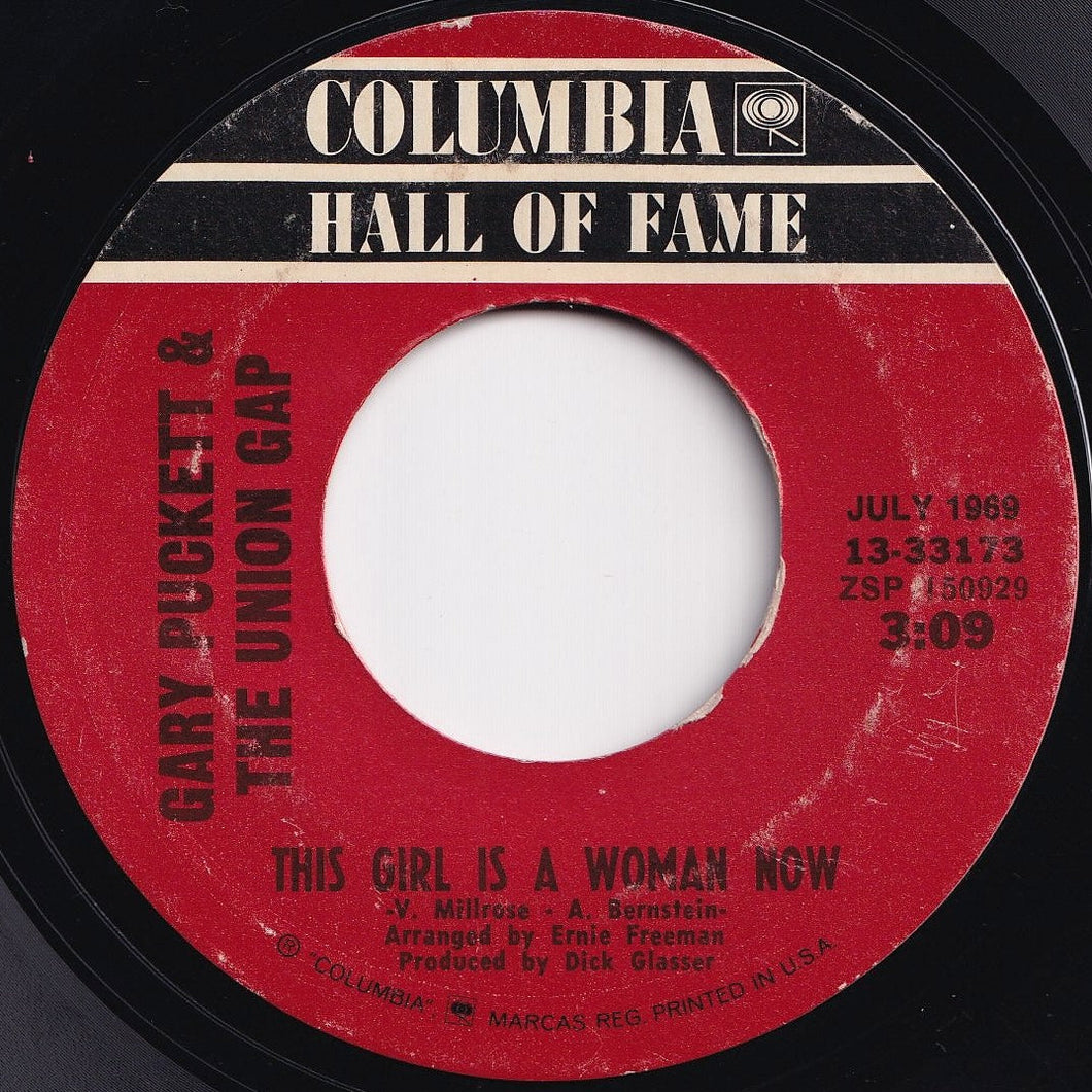 Gary Puckett & The Union Gap - This Girl Is A Woman Now / Don't Give In To Him (7 inch Record / Used)