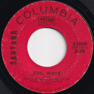 Santana - Evil Ways / Waiting (7 inch Record / Used)