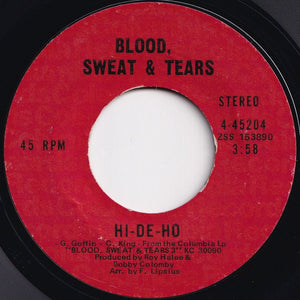 Blood, Sweat & Tears - Hi-De-Ho / The Battle (7 inch Record / Used)