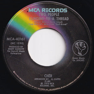 Cher - Dark Lady / Two People Clinging To A Thread (7 inch Record / Used)