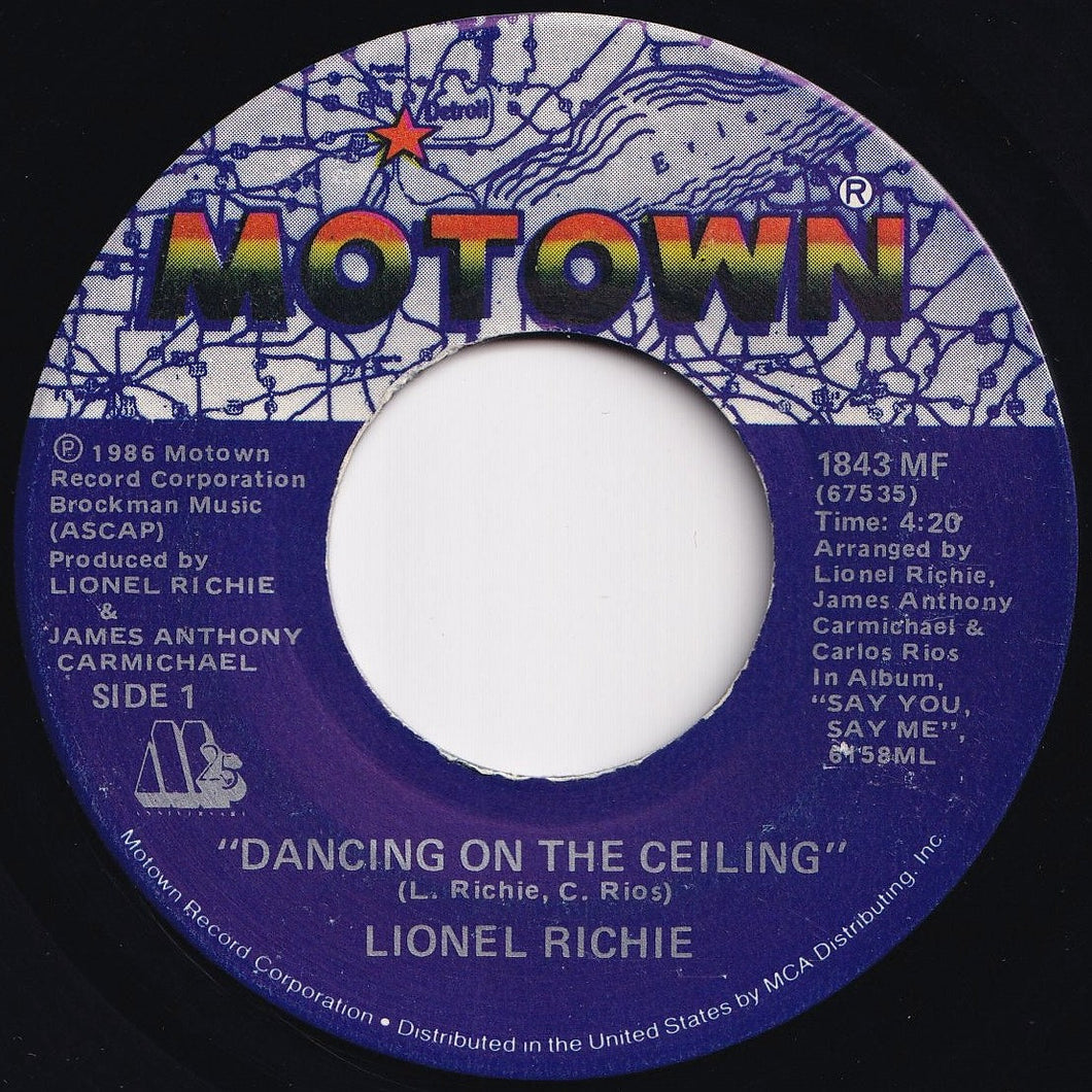 Lionel Richie - Dancing On The Ceiling / Love Will Find A Way (7 inch Record / Used)