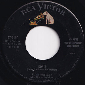 Elvis Presley, Jordanaires - Don't / I Beg Of You (7 inch Record / Used)