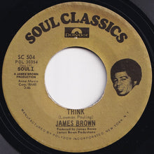 画像をギャラリービューアに読み込む, James Brown - Think / Licking Stick (7 inch Record / Used)
