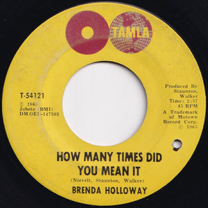 Brenda Holloway - You Can Cry On My Shoulder / How Many Times Did You Mean It (7 inch Record / Used)