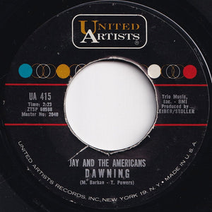 Jay And The Americans - She Cried / Dawning (7 inch Record / Used)