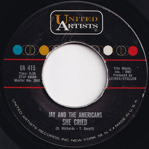 Jay And The Americans - She Cried / Dawning (7 inch Record / Used)