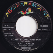 画像をギャラリービューアに読み込む, Ray Charles - I Can&#39;t Stop Loving You / Born To Lose (7 inch Record / Used)
