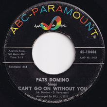 Load image into Gallery viewer, Fats Domino - There Goes (My Heart Again) / Can&#39;t Go On Without You (7 inch Record / Used)
