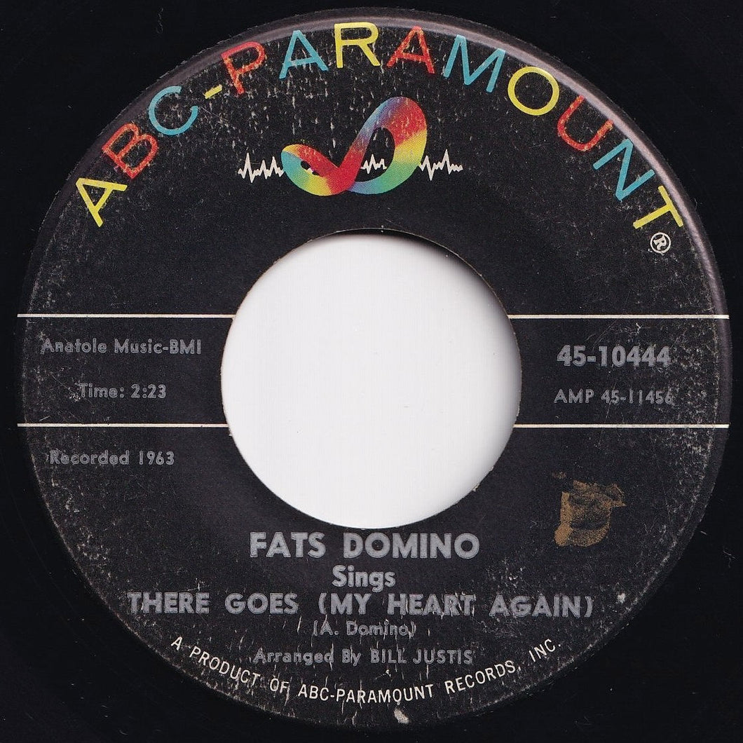 Fats Domino - There Goes (My Heart Again) / Can't Go On Without You (7 inch Record / Used)