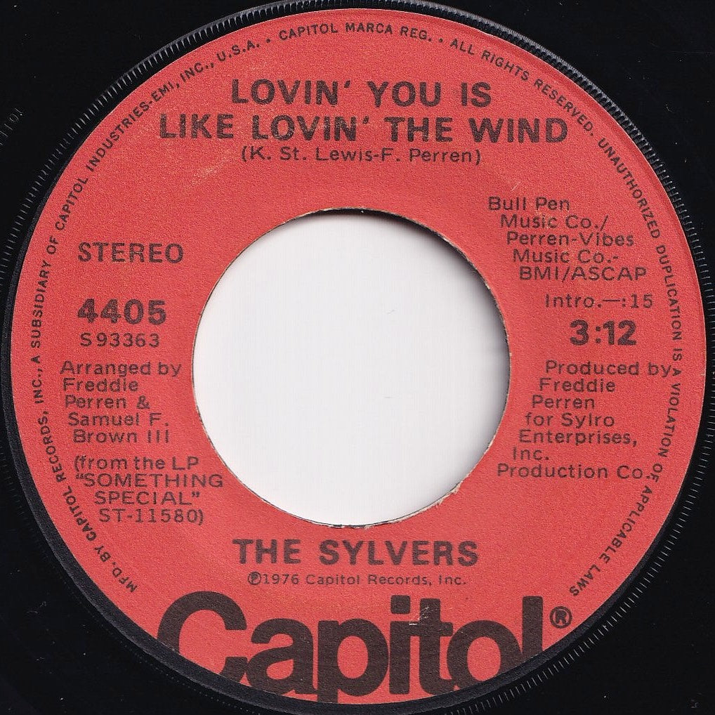 Sylvers - Lovin' You Is Like Lovin' The Wind / High School Dance (7 inch Record / Used)