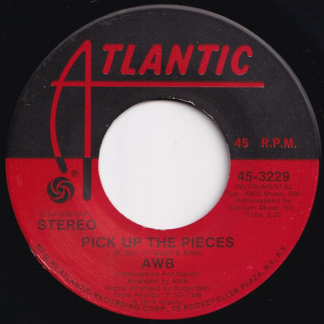 Average White Band - Pick Up The Pieces / Work To Do (7 inch Record / Used)