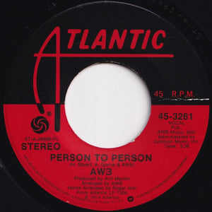 Average White Band - Cut The Cake / Person To Person (7 inch Record / Used)