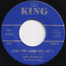 画像をギャラリービューアに読み込む, James Brown &amp; The Famous Flames - Licking Stick - Licking Stick (Part 1) / (Part 2) (7 inch Record / Used)
