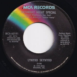 Lynyrd Skynyrd - Sweet Home Alabama / Saturday Night Special (7 inch Record / Used)