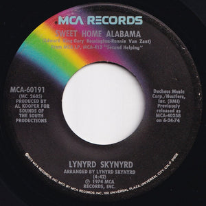 Lynyrd Skynyrd - Sweet Home Alabama / Saturday Night Special (7 inch Record / Used)