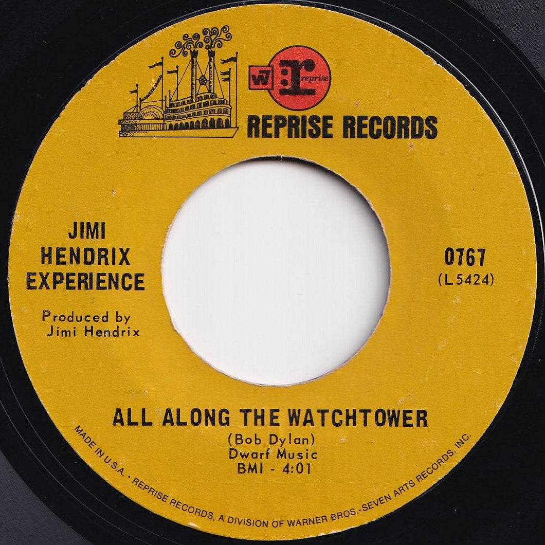 Jimi Hendrix Experience - All Along The Watchtower / Burning Of The Midnight Lamp (7 inch Record / Used)