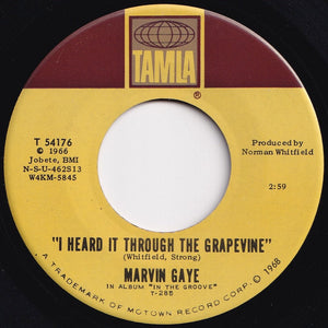 Marvin Gaye - I Heard It Through The Grapevine / You're What's Happening (In The World Today) (7 inch Record / Used)