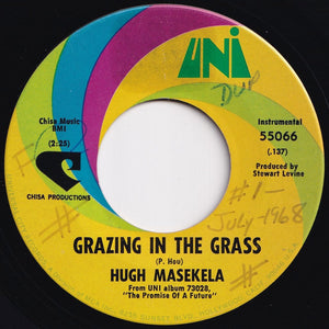 Hugh Masekela - Grazing In The Grass / Bajabula Bonke (The Healing Song) (7 inch Record / Used)