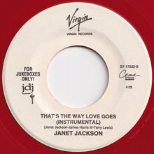 Load image into Gallery viewer, Janet Jackson - That&#39;s The Way Love Goes / (Instrumental) (7 inch Record / Used)
