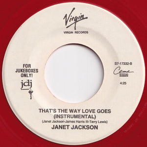 Janet Jackson - That's The Way Love Goes / (Instrumental) (7 inch Record / Used)
