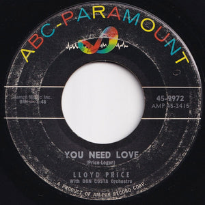 Lloyd Price - Stagger Lee / You Need Love (7 inch Record / Used)