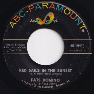 Fats Domino - Song For Rosemary / Red Sails In The Sunset (7 inch Record / Used)