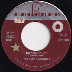 Everly Brothers - Devoted To You / Bird Dog (7 inch Record / Used)