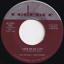 画像をギャラリービューアに読み込む, Everly Brothers - Problems / Love Of My Life (7 inch Record / Used)
