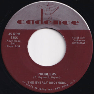 Everly Brothers - Problems / Love Of My Life (7 inch Record / Used)