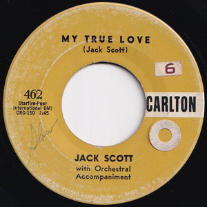 Jack Scott - Leroy / My True Love (7 inch Record / Used)