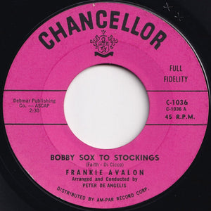 Frankie Avalon - Bobby Sox To Stockings / A Boy Without A Girl (7 inch Record / Used)