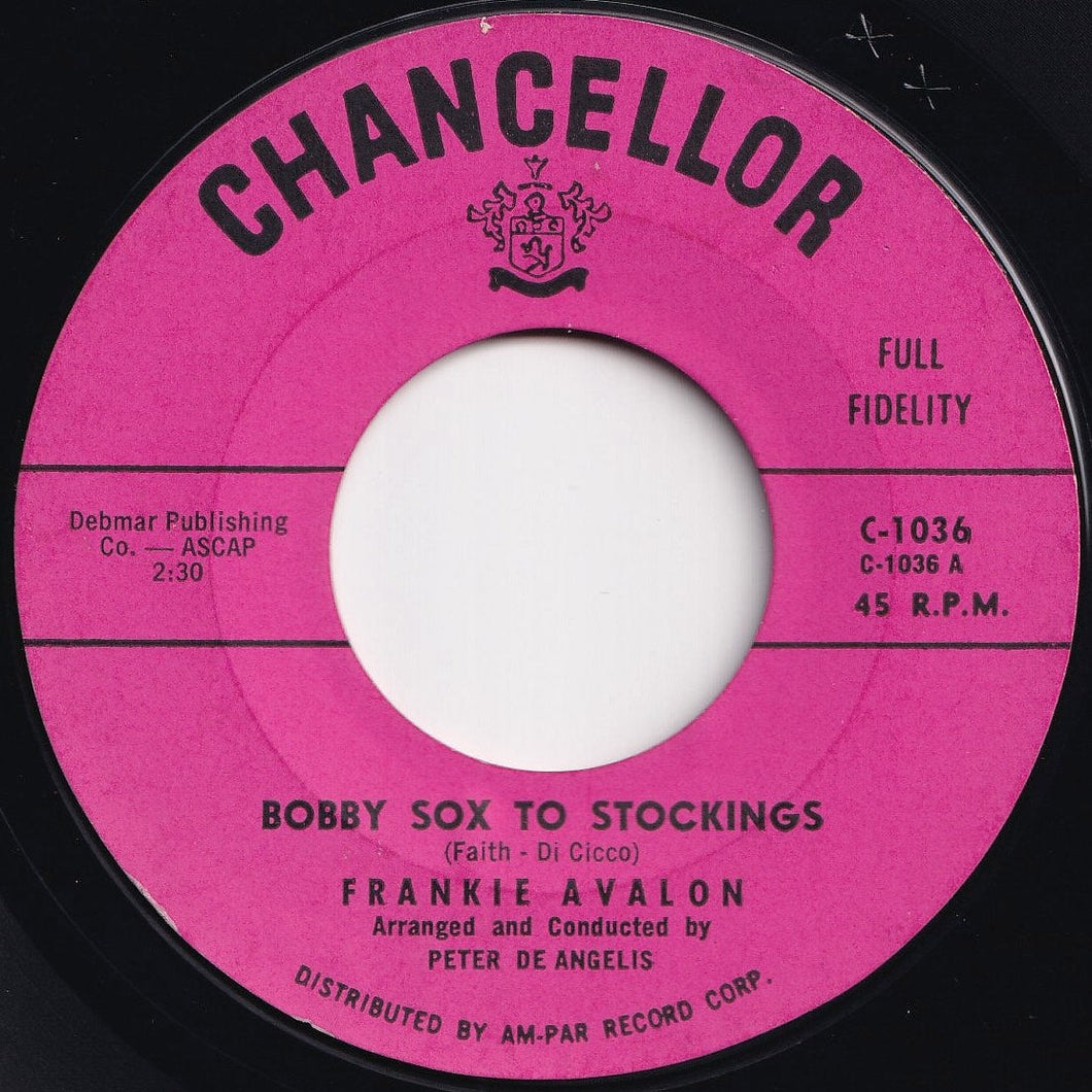 Frankie Avalon - Bobby Sox To Stockings / A Boy Without A Girl (7 inch Record / Used)