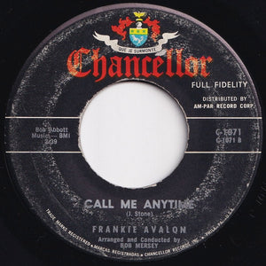 Frankie Avalon - All Of Everything / Call Me Anytime (7 inch Record / Used)