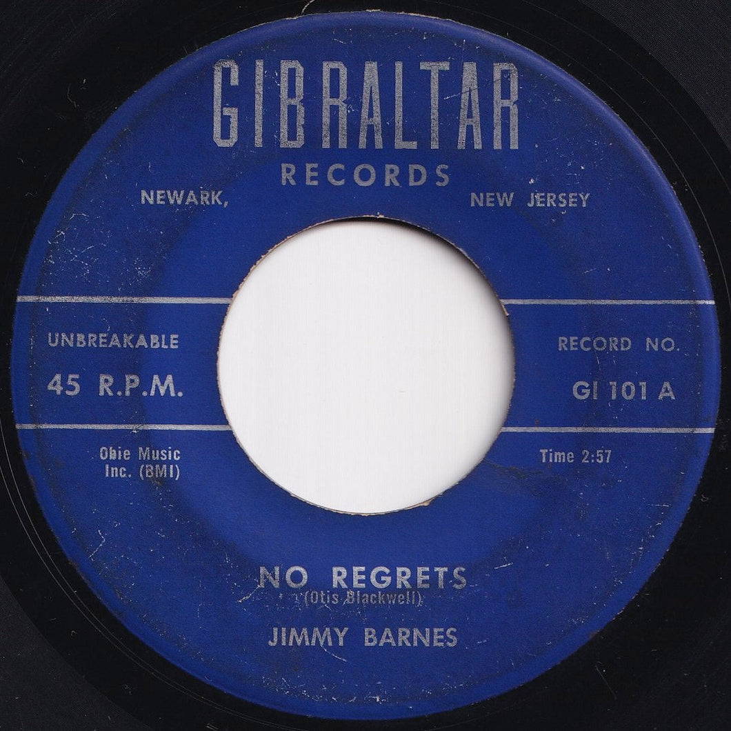 Jimmy Barnes - No Regrets / Keep Your Love Handy (7 inch Record / Used)