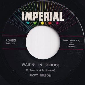 Ricky Nelson - Stood Up / Waitin' In School (7 inch Record / Used)