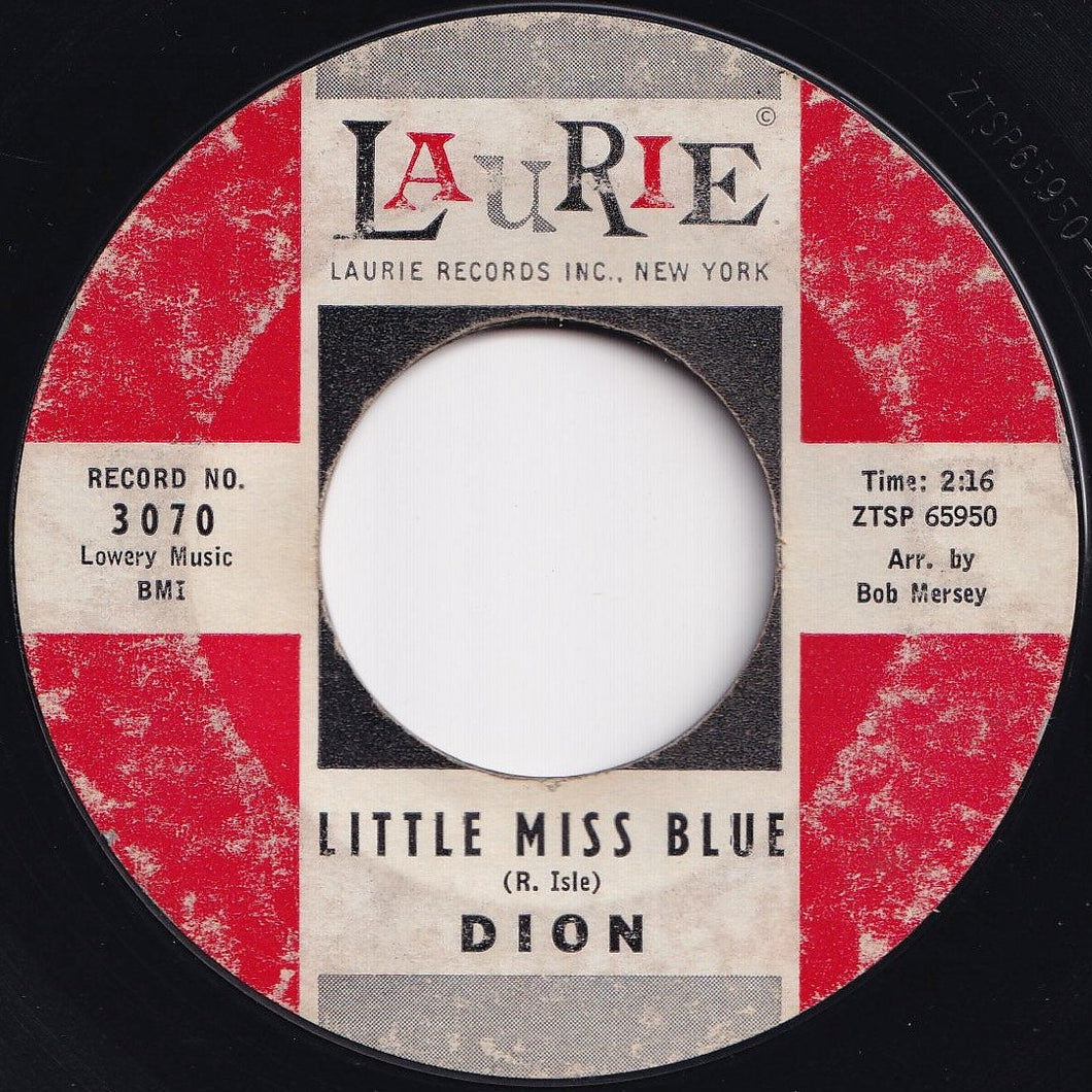 Dion - Little Miss Blue / Lonely Teenager (7 inch Record / Used)