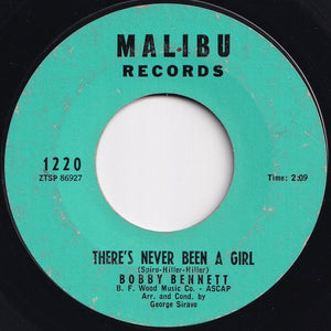 Bobby Bennett - There's Never Been A Girl / Love Me With All Your Heart (7 inch Record / Used)