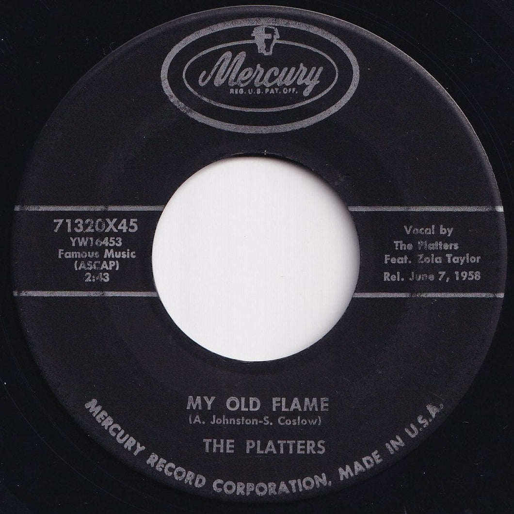 Platters - My Old Flame / You're Making A Mistake (7 inch Record / Used)