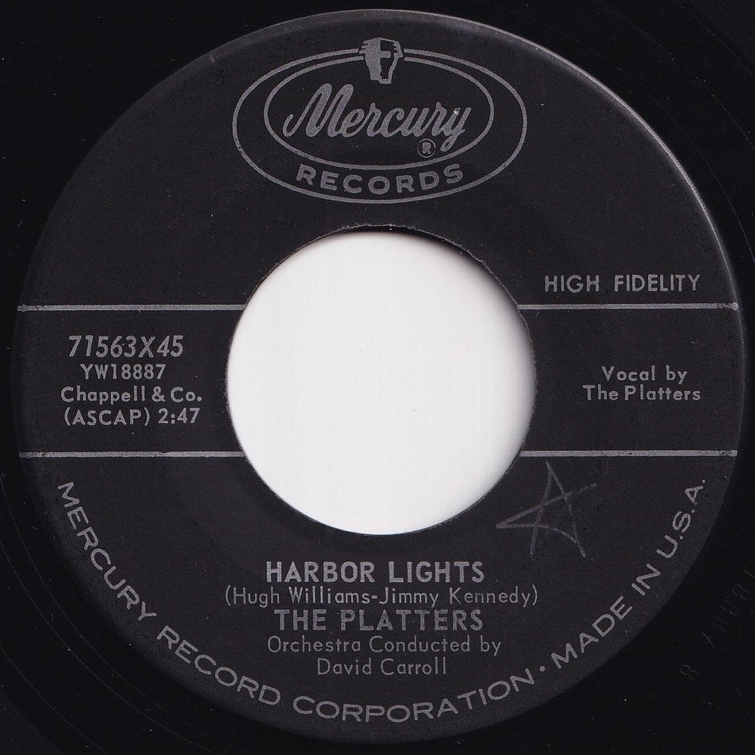 Platters - Harbor Lights / Sleepy Lagoon (7 inch Record / Used)