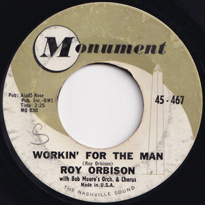 Roy Orbison - Workin' For The Man / Leah (7 inch Record / Used)