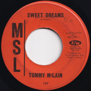 Tommy McLain - Sweet Dreams / I Need You So (7 inch Record / Used)