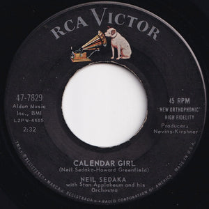 Neil Sedaka - Calendar Girl / The Same Old Fool (7 inch Record / Used)