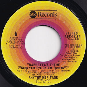 Rhythm Heritage - Barretta's Theme (Keep Your Eye On The Sparrow) / My Cherie Amour (7 inch Record / Used)