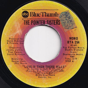 Pointer Sisters - Love In Them There Hills / Fairytale (7 inch Record / Used)